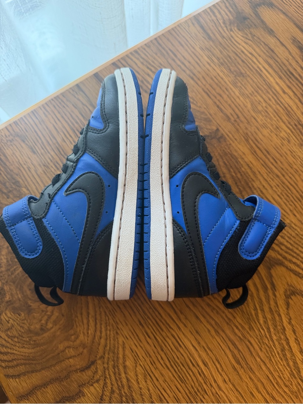Nike Kids Blue and Black High-Top Sneakers - Picture 8 of 10